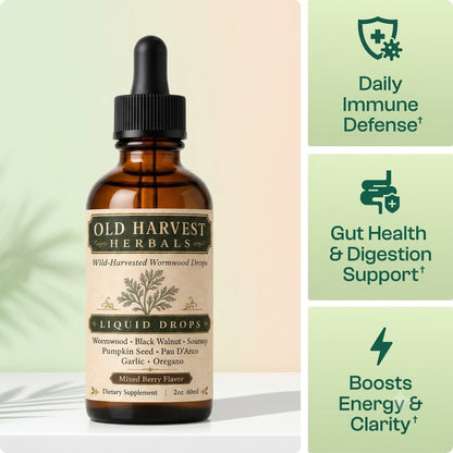 Wild Harvested Wormwood Herbal Drops