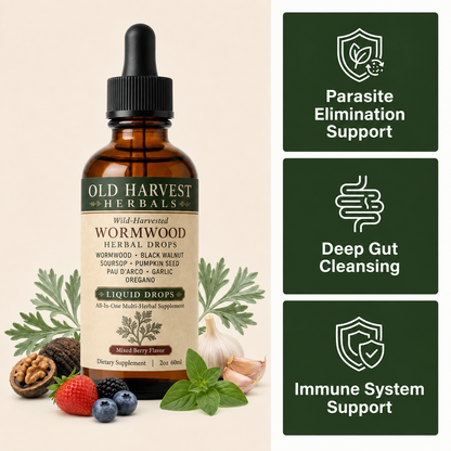 Wild-Harvested Wormwood Herbal Drops