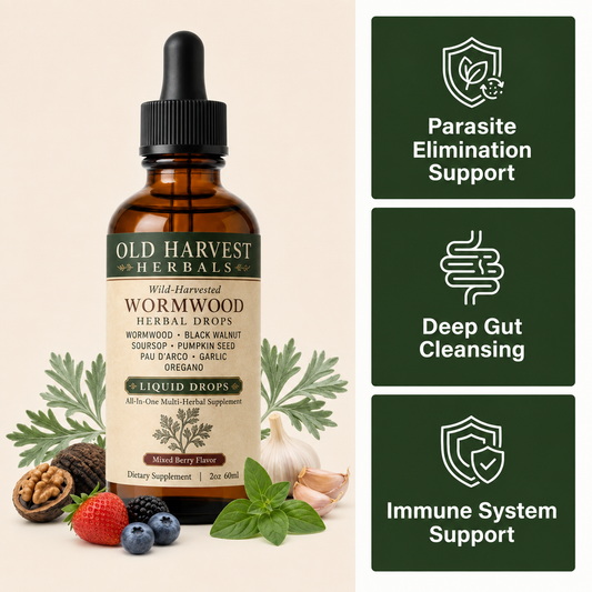 Wild-Harvested Wormwood Herbal Drops