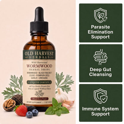 Wild-Harvested Wormwood Herbal Drops