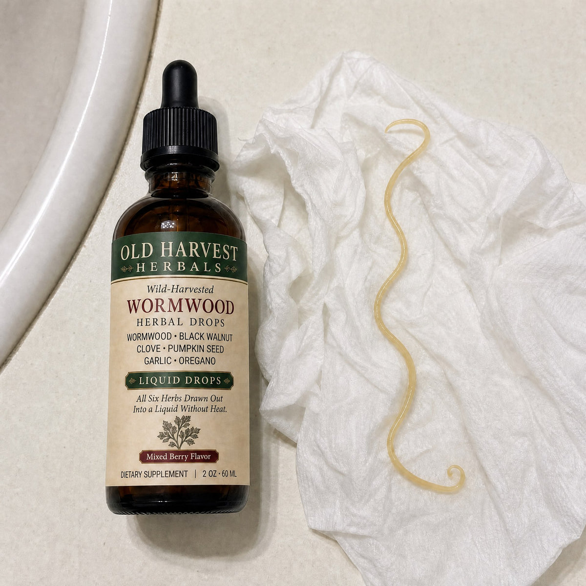 Wild-Harvested Wormwood Herbal Drops