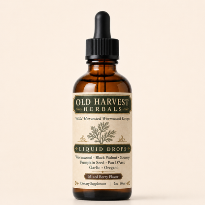 Wild-Harvested Wormwood Herbal Drops