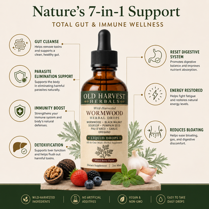 Wild-Harvested Wormwood Herbal Drops